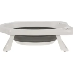 Babybadekar foldbart pp 80x46cm 33l grå