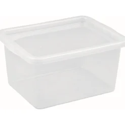 Basic box 52l transparent boks og lokk