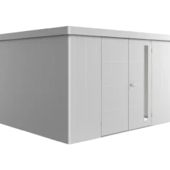 Biohort redskapsbod neo 3d dobbeldør sølv metallic