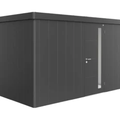Biohort redskapsbod neo 1d std. dør mørk grå metallic