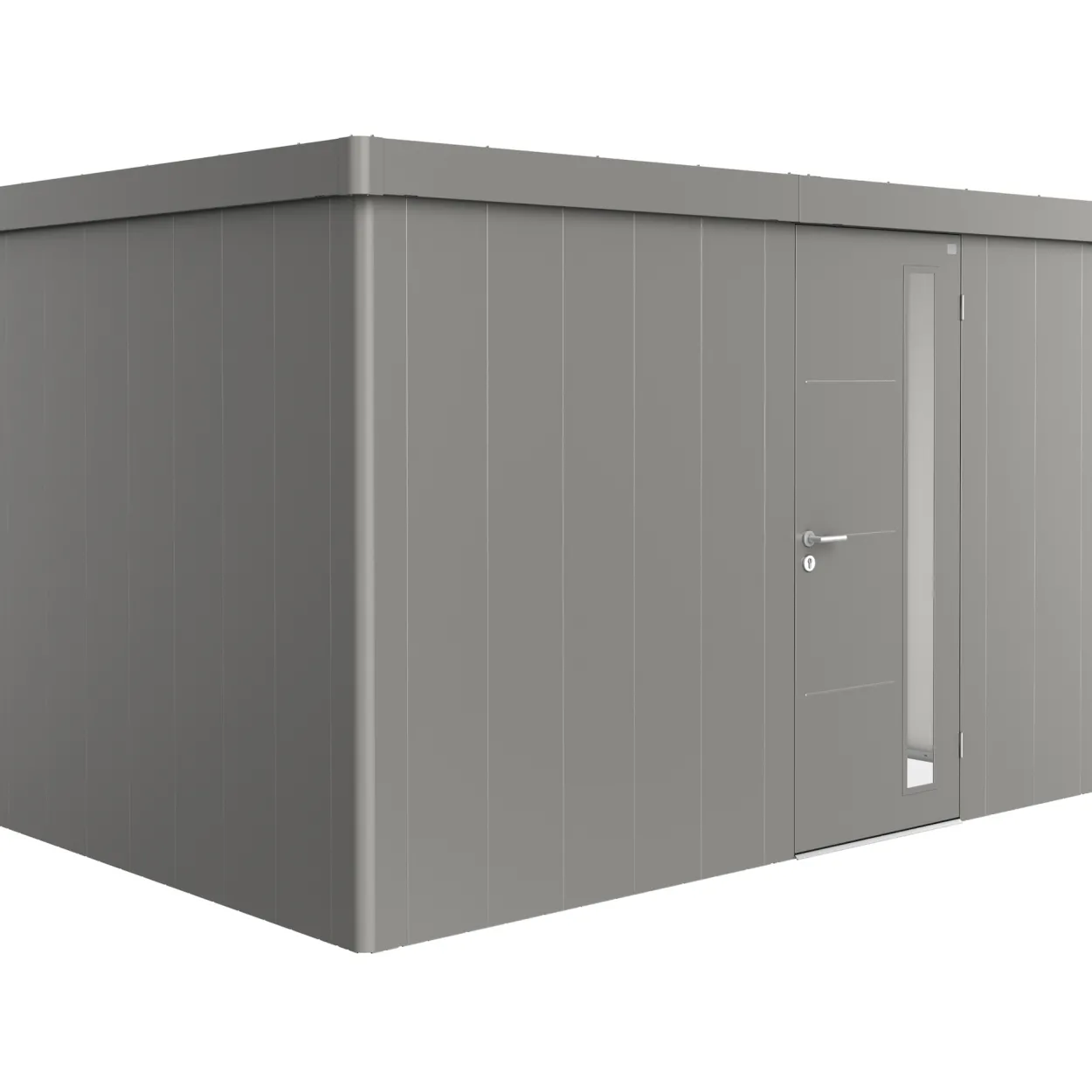 Biohort redskapsbod neo 2d std. dør kvartsgrå metallic