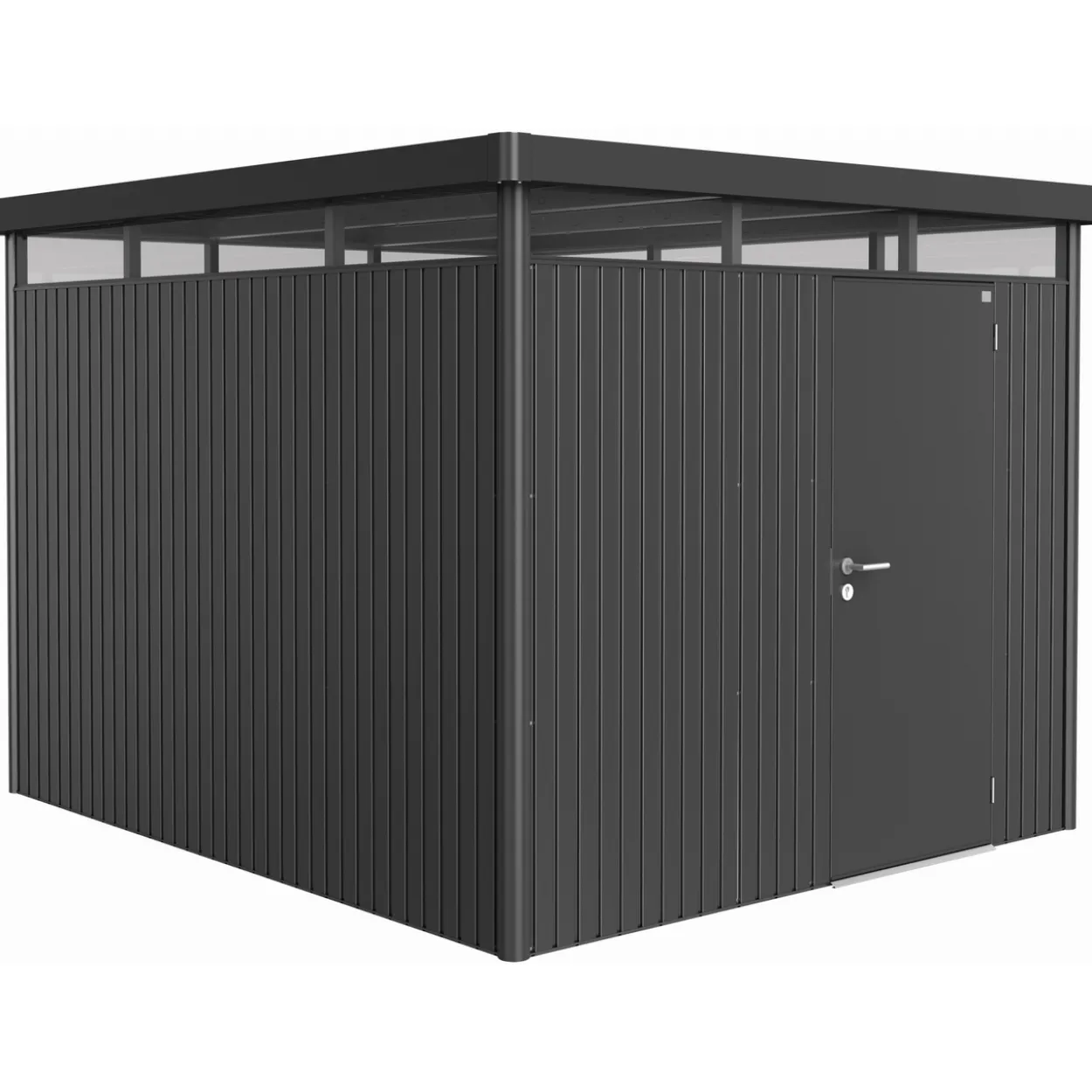 Biohort utebod highline h5 1 dør mørk grå metallic