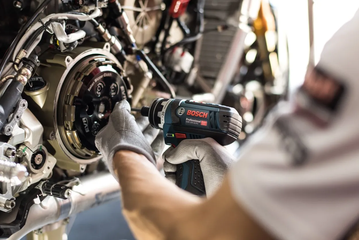 Bosch drill gsr 12v-15fc 2x2,0ah