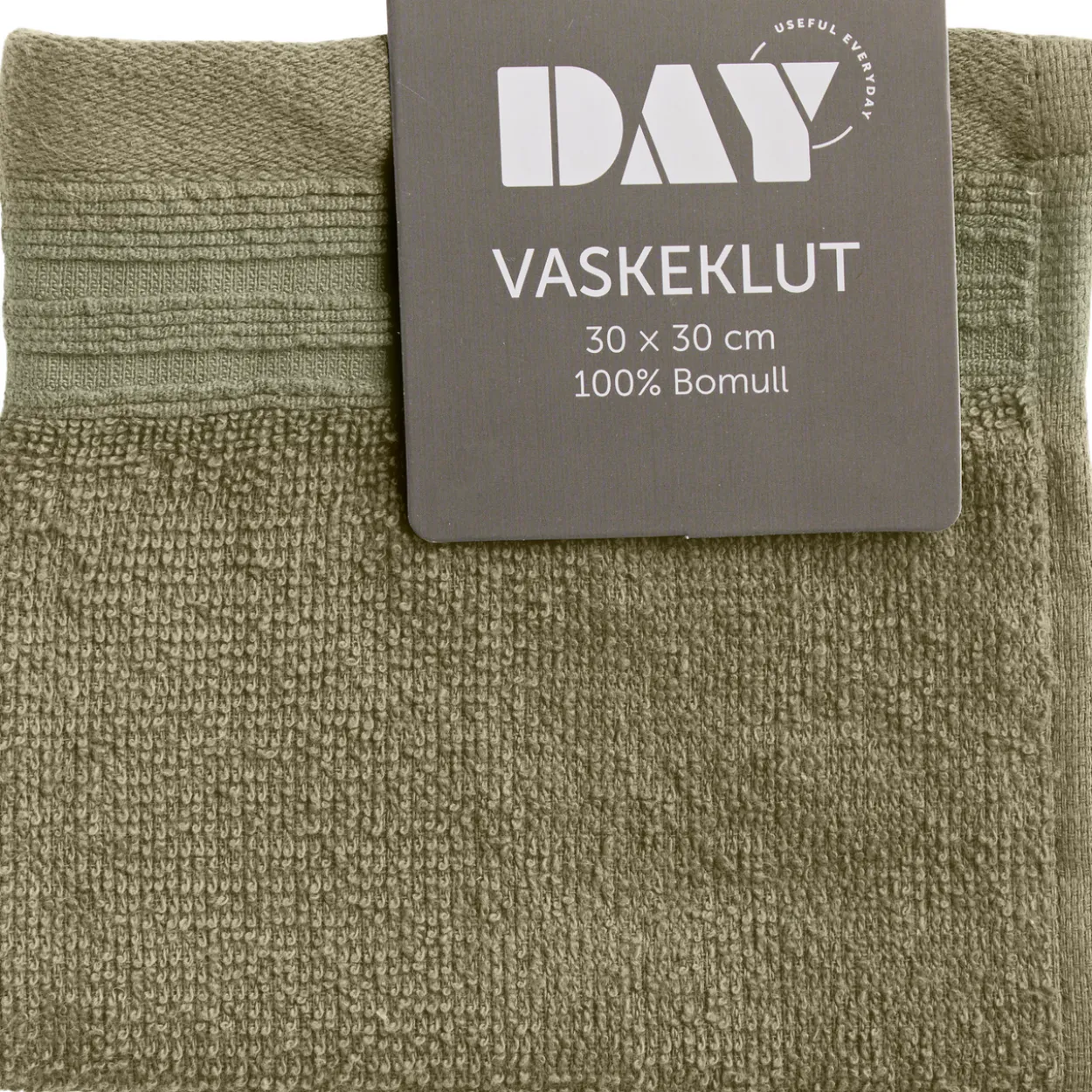 Day håndkle 30x30cm grønn