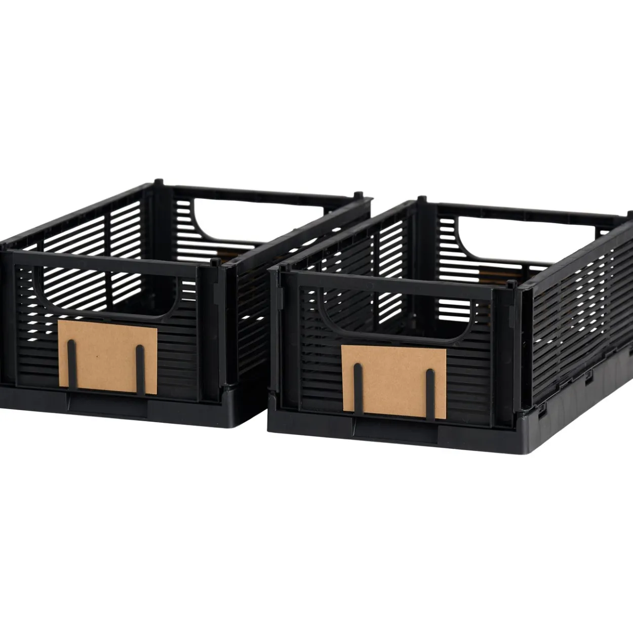 Day sammenleggbar kasse 2stk 25x16.5x10cm sort
