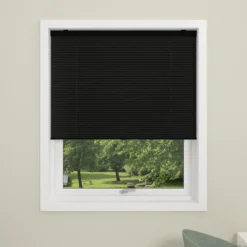 Debel plissé touch lysdempende 60x160, sort