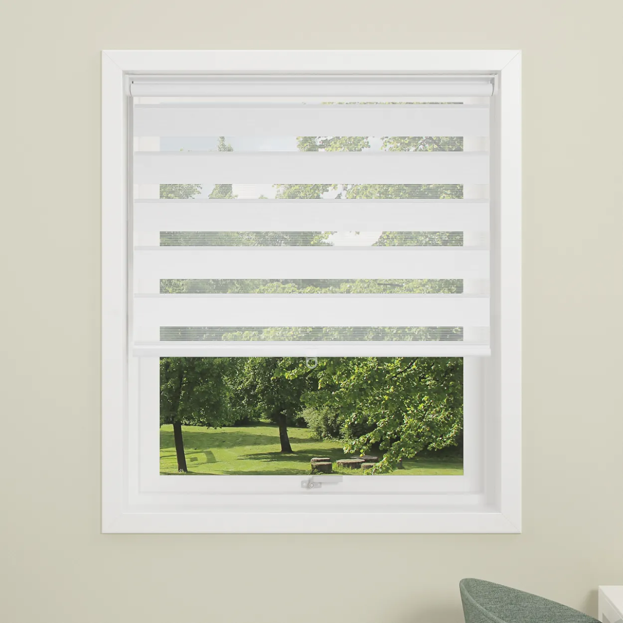 Debel rullegardin t-duo 100x175 offwhite