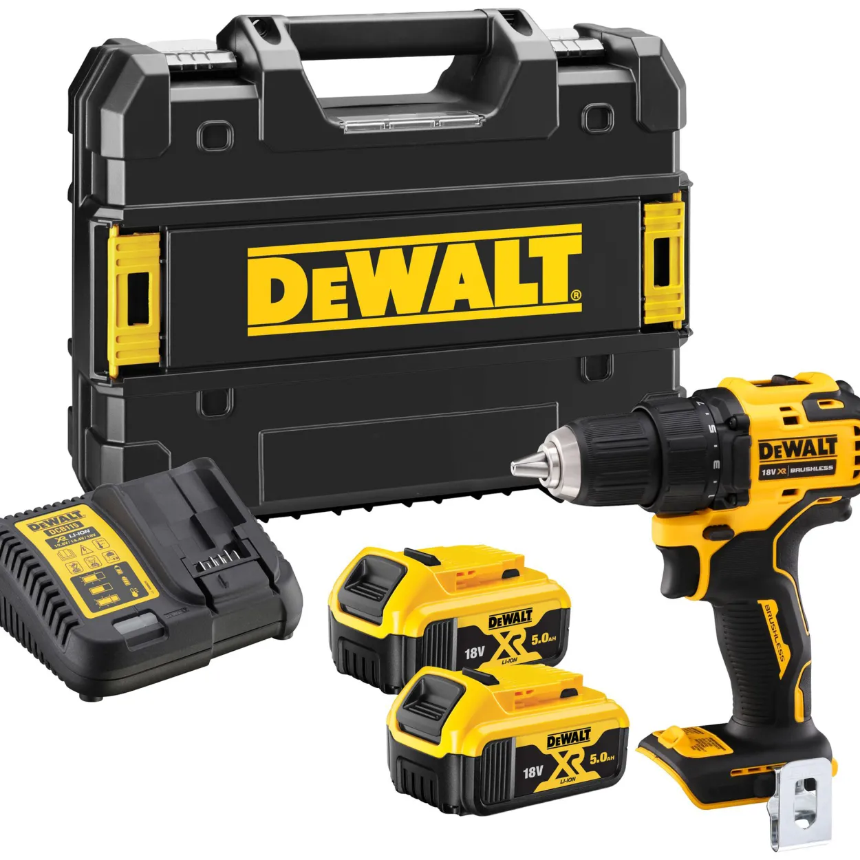 Dewalt drill 18v xr 2x5,0ah