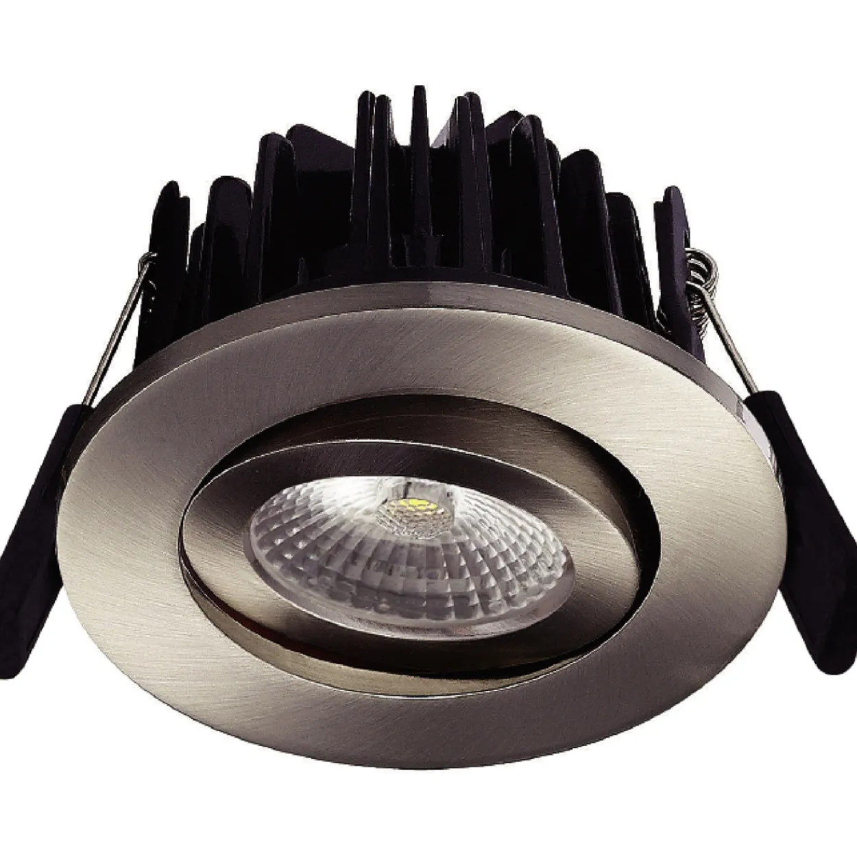 Downlight aurora cob led 8w 2700k børstet stål