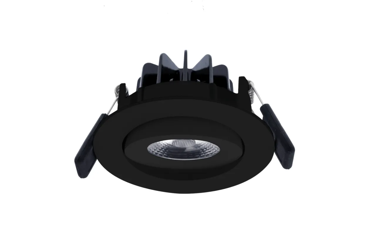 Downlights corona ip44 dim to warm 8w matt sort