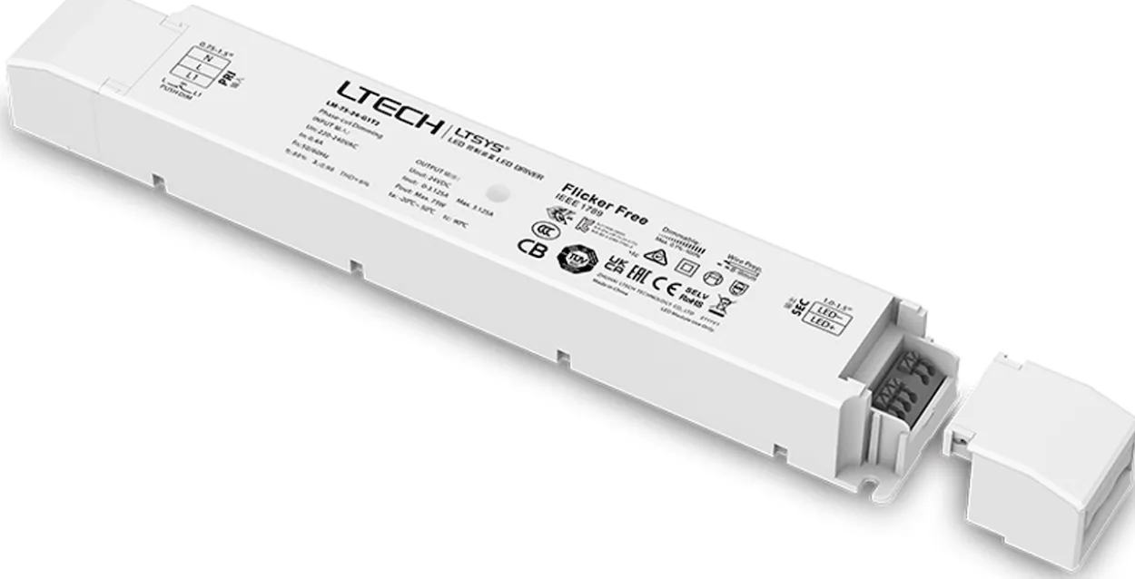 Elitech dimbar driver 24v for led strip 75w.