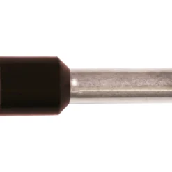 Elitech endehylse isolert 6mm2 12mm sort 10stk