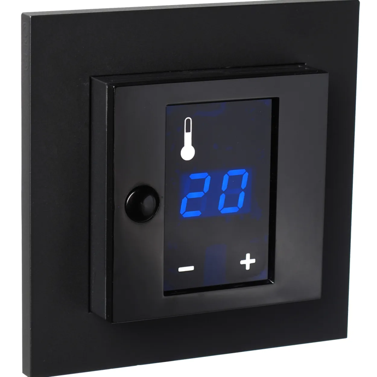 Elko plus display termostat 3600w sort