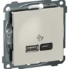 Elko plus usb pd a+c lader 45w polarhvit