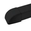 Endelokk 80x60mm, sort