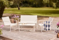Envy sofasett 4deler sand/grå