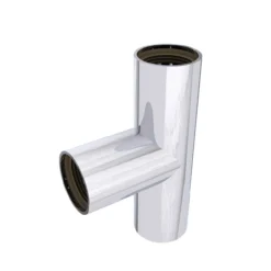 Faluvulk 40 mm x 90° t-rør med 3 muffer