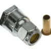 Fix-pro union 12mm x 1/2" til pex-rør forkrommet