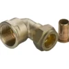 Fix-pro vinkel m/muffe 18mm x 3/4" til pex-rør