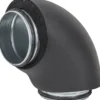 Flexit isolert bend 90° nippel/nippel t19 ø200