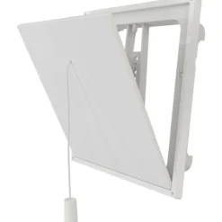 Flexit klaffventil hvit 6x6