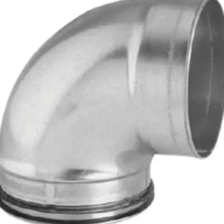 Flexit kortbend 90° muffe/nippel ø125