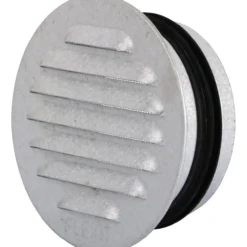 Flexit rund stålrist m/stuss ø125mm