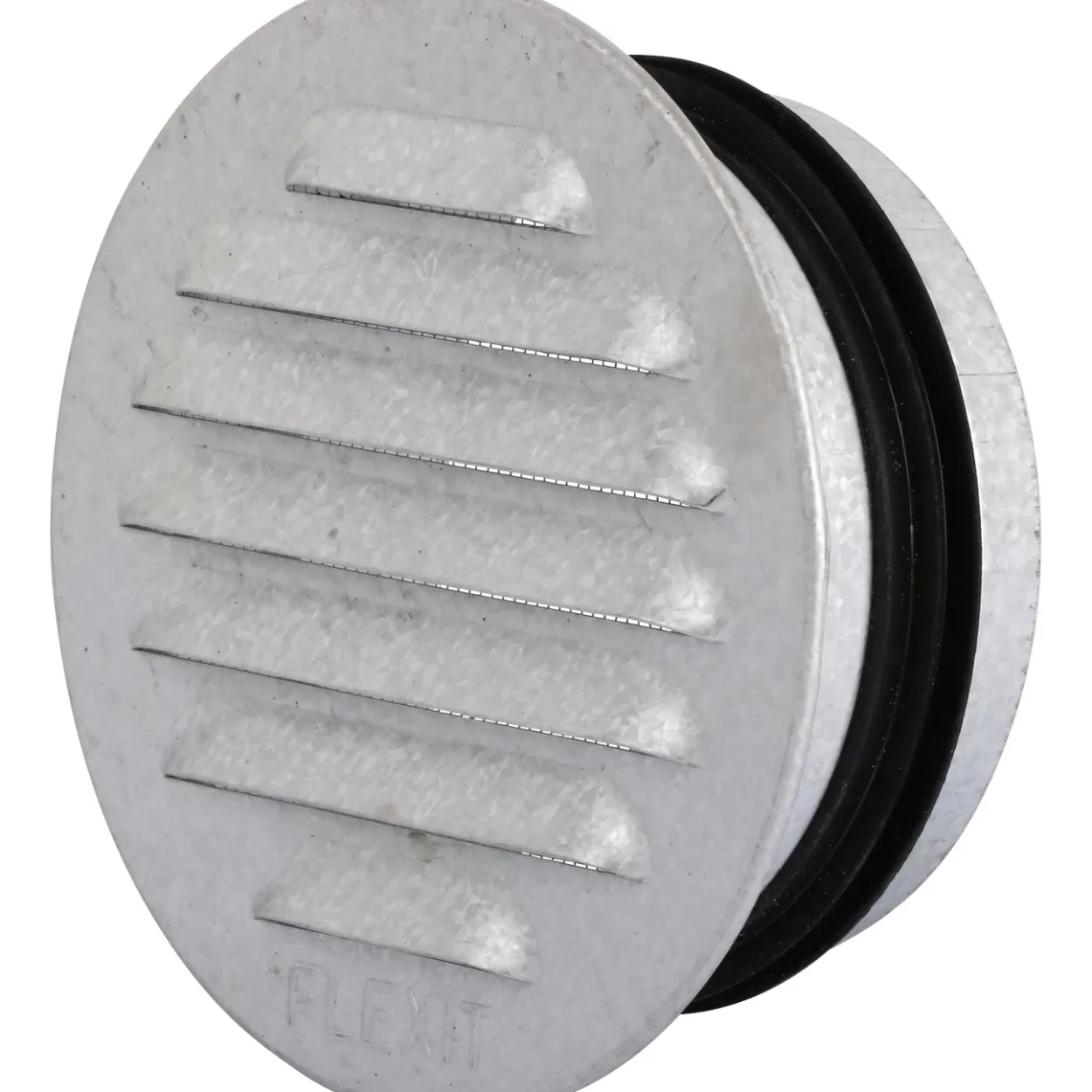Flexit rund stålrist m/stuss ø125mm