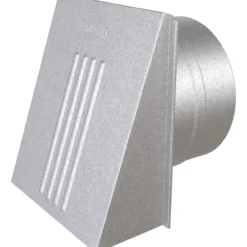 Flexit ventilatorventil m/kappe og spjeld 6x6" ø150