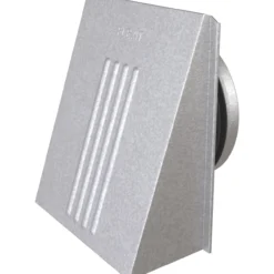 Flexit ventilkappe m/nippel stål 6"x6" ø125