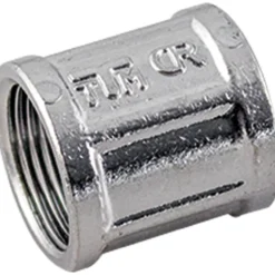 Fonta muffe 3/4" forkrommet