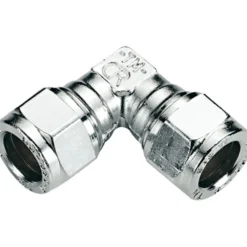 Fonta vinkel 10mm forkrommet cu