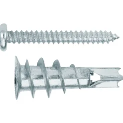 Gipsplugg m/skrue 13x32 mm 5 stk