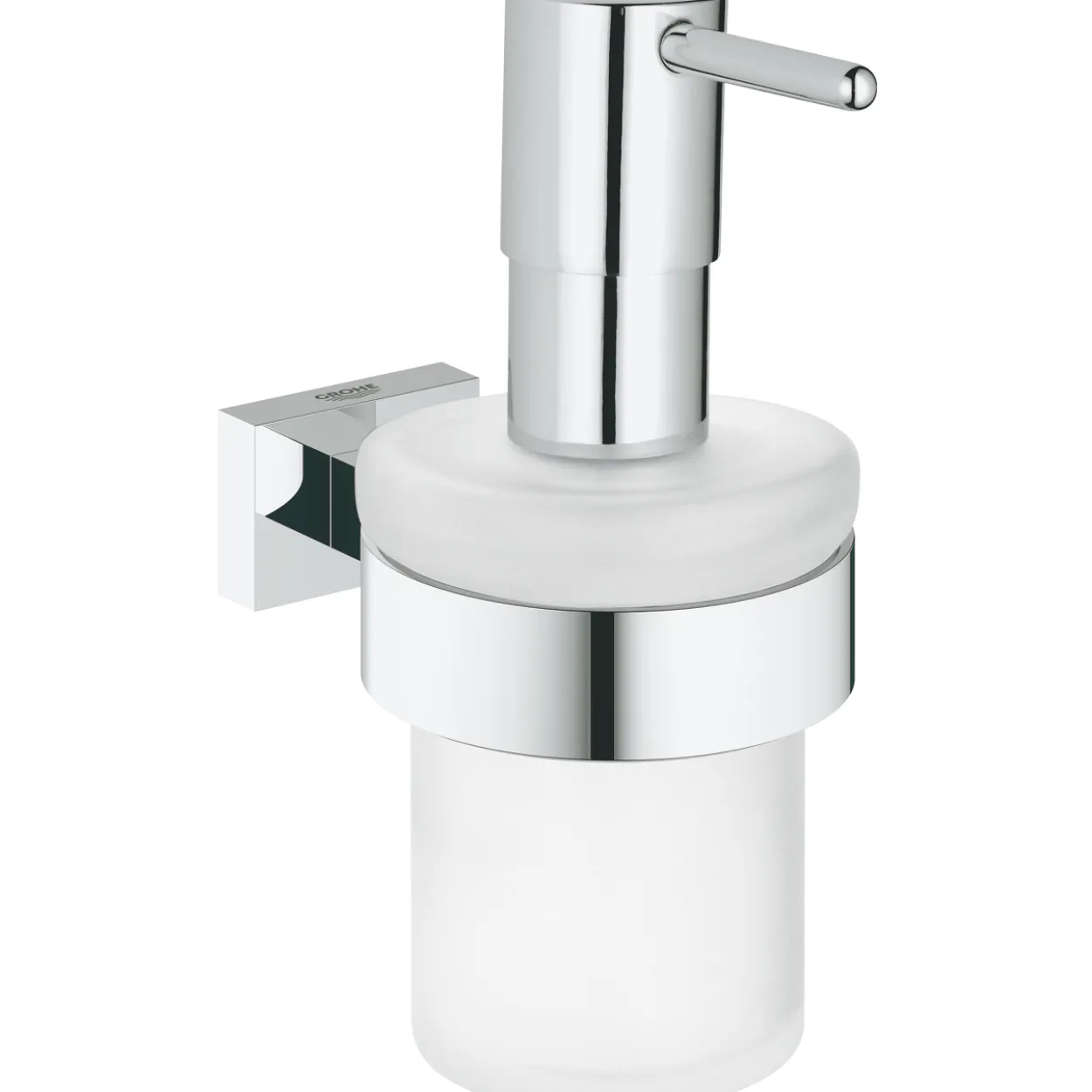 Grohe essentials cube såpedispenser med holder