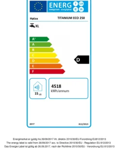 Høiax titanium eco 250 varmtvannsbereder