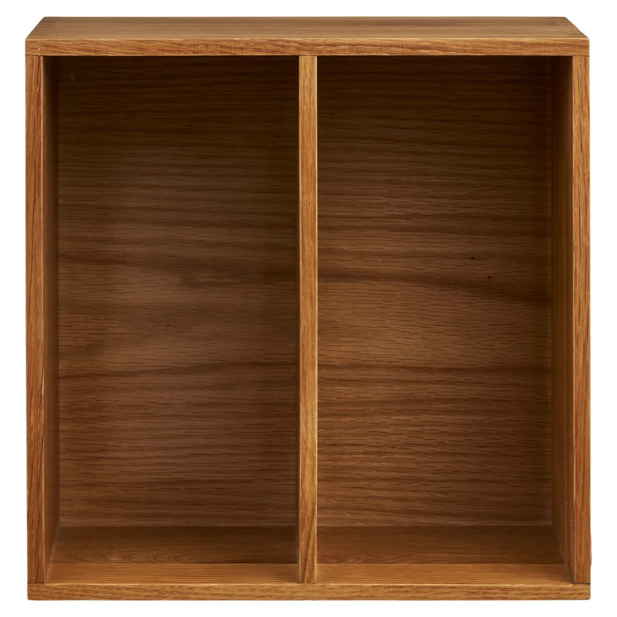 House nordic townsville vegghylle med vertikale rom eik 18x30x30 cm