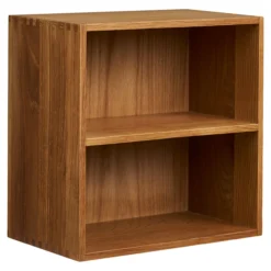 House nordic townsville vegghylle med vertikale rom eik 18x30x30 cm