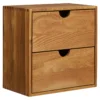 House nordic townsville vegghylle med skuffer eik 18x30x30 cm
