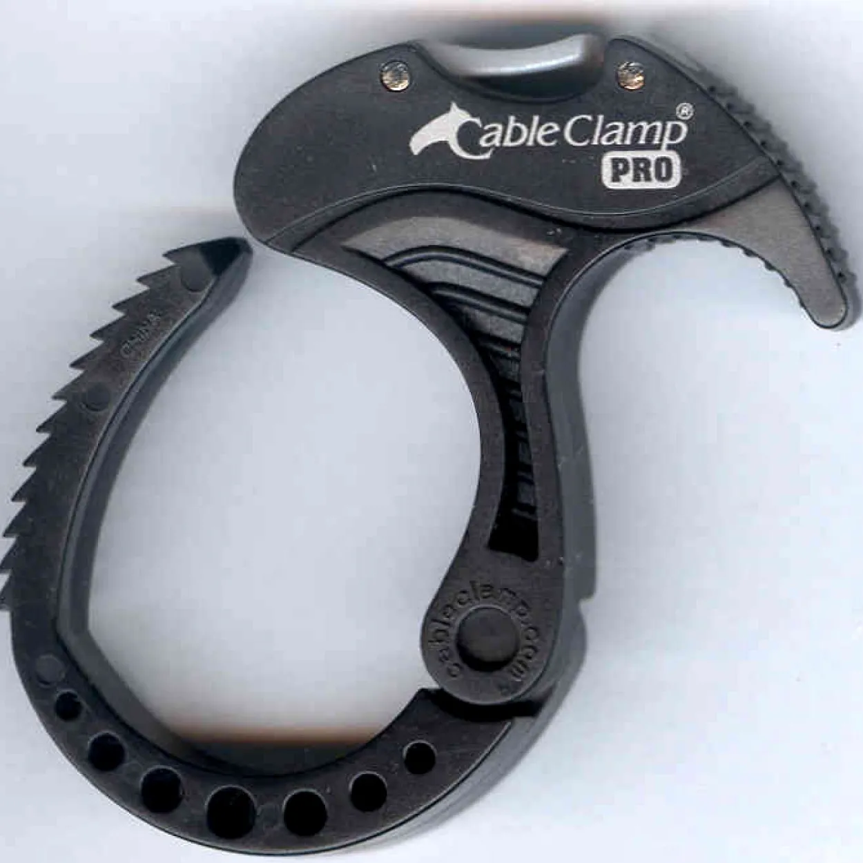 Kabelklemme cable clamp liten sort