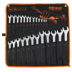 Kendo kombinasjonsnøkkelsett 25 deler m/ nylonbag