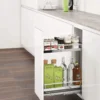 Kesseböhmer dispensa junior iii, utdrag 400mm, 2 hyller style hvit/krom