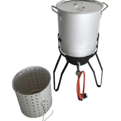 Krabbekoker m/stativ og gryte 13kw