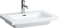 Laufen living square servant 65x48 cm u/armaturhull hvit