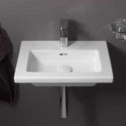Laufen living square servant 65x48 cm u/armaturhull glatt underside hvit