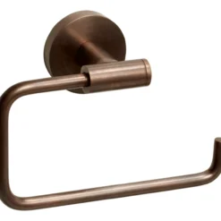 Lavabo luna toalettpapirholder brunt massiv messing