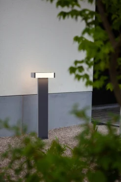 Lutec architectural conroy frittstående hagelampe mørk grå