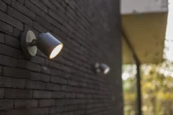Lutec architectural explorer vegghengt lampe mørk grå