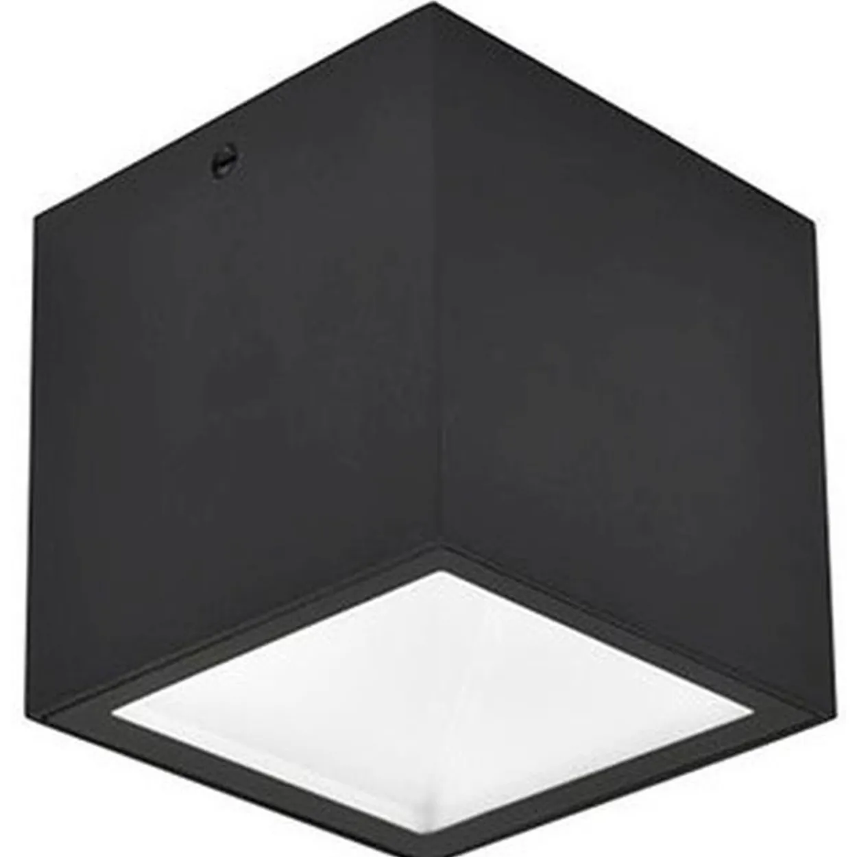 Lutec architectural gemini ip65 matt sort taklampe