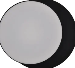 Lutec architectural goleta vegg-& taklampe matt sort