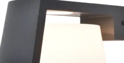 Lutec architectural moon vegghengt lampe mørk grå